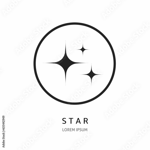 Logo vector design for business. Star logos.