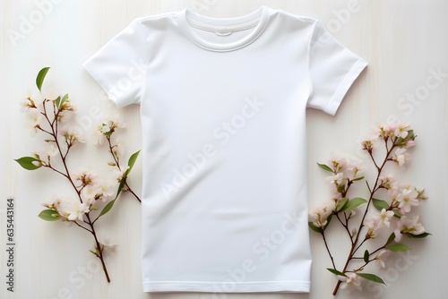 White T-shirt mockup template © Andrea
