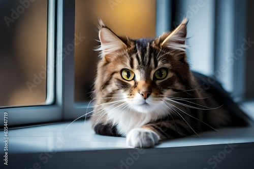 cat on a window sill © rana