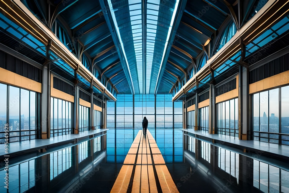 Obraz premium modern subway station