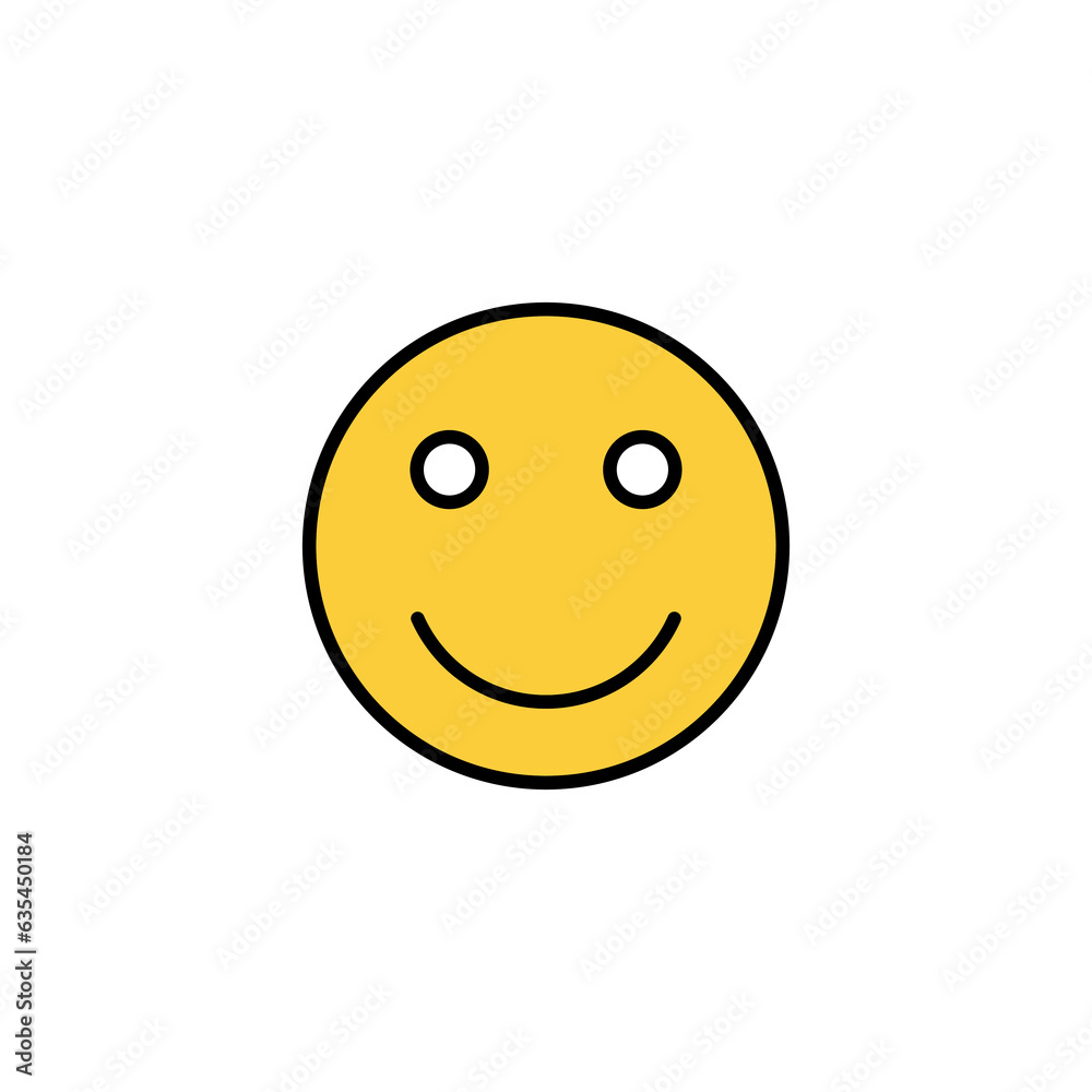 smile icon vector for web and mobile app. smile emoticon icon. feedback sign and symbol