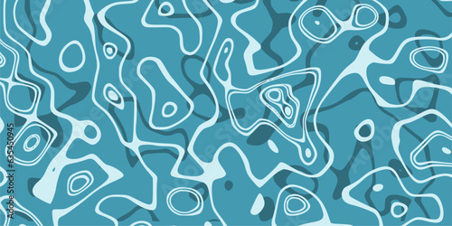 Surface of blue waterwith sun reflections and ripples