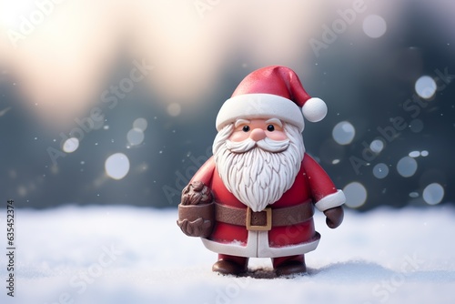Cheerful Santa Toy: Festive Holiday Delight © Francesco