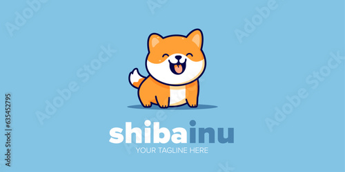 Vector Brilliance for Pet Shop: Unveil Stunning Shiba Inu Logo and Must-Have Dog Products