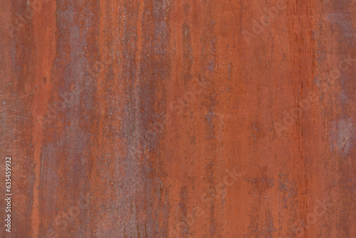 Metal Rusty Painted Surface Close Up Orange Texture