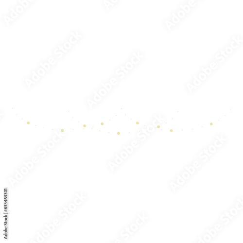 Polka dot pattern decoration border.  Isolated on white background, vector, illustration, EPS10