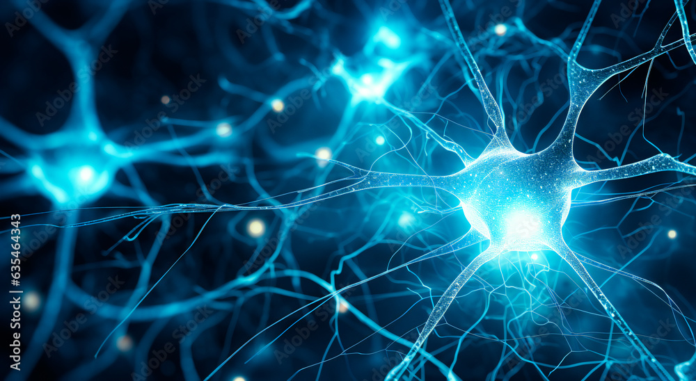 Fototapeta premium Neural system concept illustration