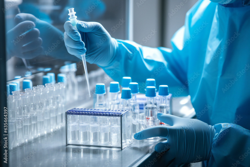 Vaccine research in laboratory Vaccine research in laboratory