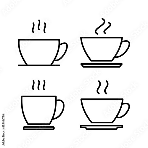 Cup coffee icon vector. coffee cup icon. mug