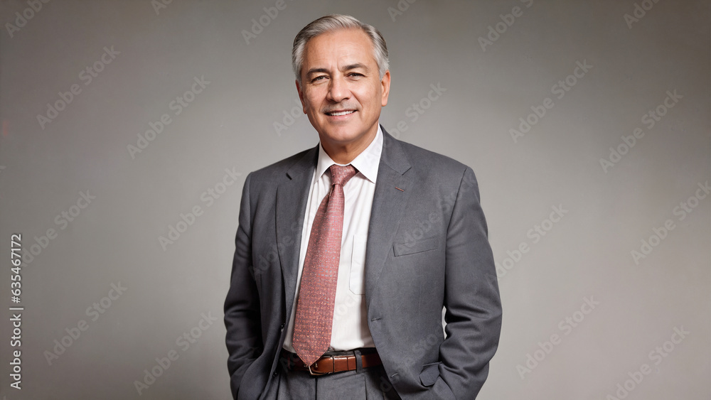 portrait of a businessman .Generative AI