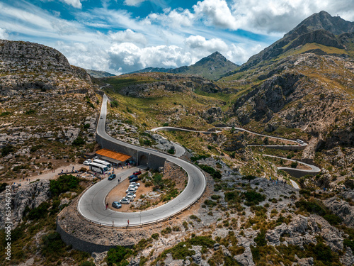 Bild auf Leinwand Nus de Corbata, Nudo de Corbata, road to Sa Calobra, Mallorca, Spain