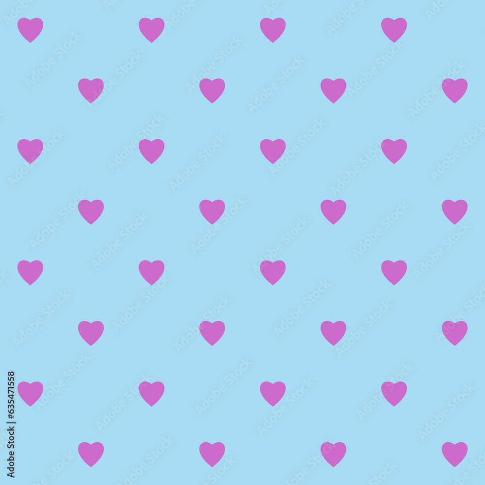 violet heart on blue background,heart seamless background,beautiful heart background.