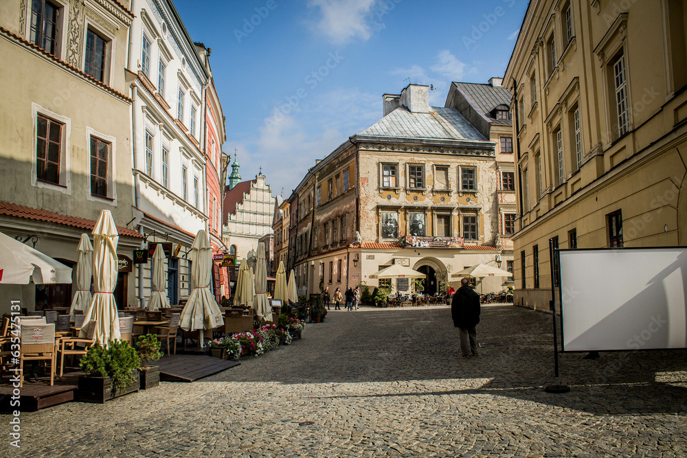 Obraz na płótnie Lublin Stare Miast w salonie