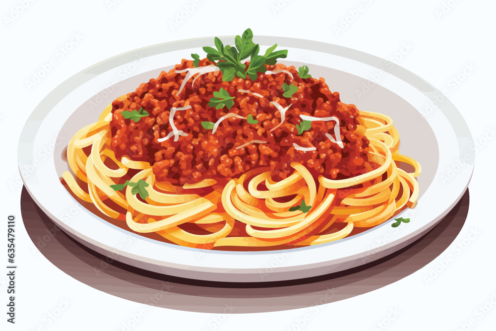 Bolognese vector flat minimalistic isolated illustration Bolognese vector flat minimalistic isolated illustration