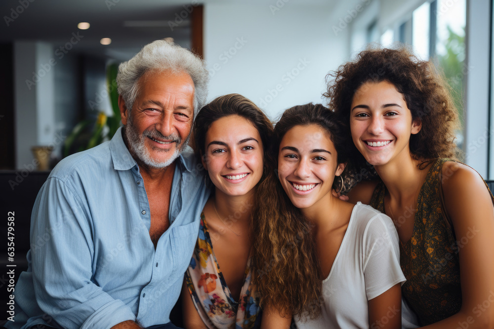 Radiant Moments: Brazilian Family Togetherness