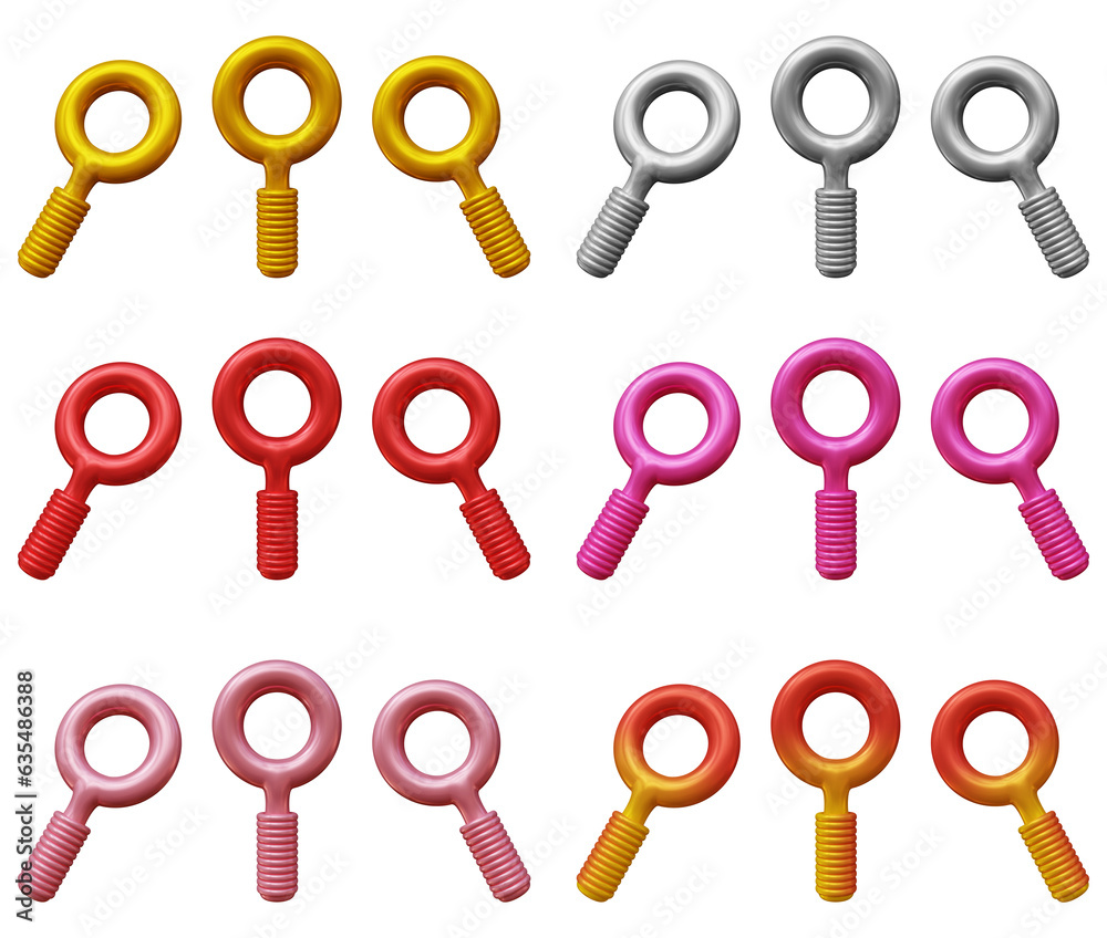 Set of search icons or magnifier isolated on transparent background for business, investigations and detective search in 3d rendering. Set of search icons or magnifier isolated on transparent background for business, investigations and detective search in 3d rendering.