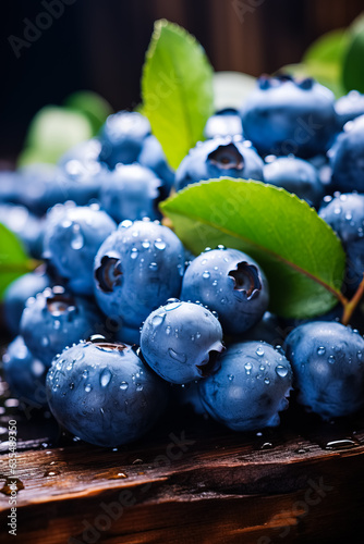 Wallpaper Mural Plump blueberries in autumn agricultural market  Torontodigital.ca