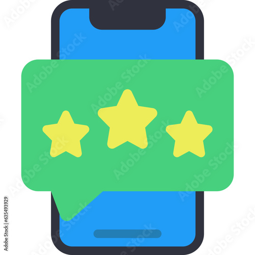 Mobile Review Message Icon