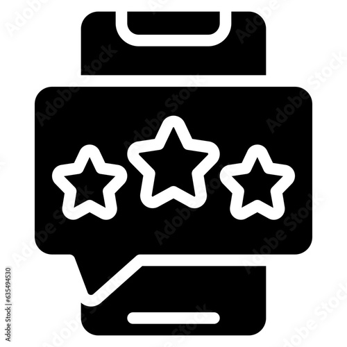 Mobile Review Message Icon