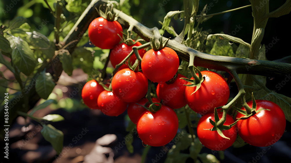 Detail of Tomato Vine