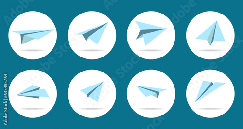 Collection d'avions en origami - Avions en papiers pliés - Ensemble d'avions en papier avec différents angles et points de vue - Avions qui volent - Activité manuelle pour les enfants - Voyage