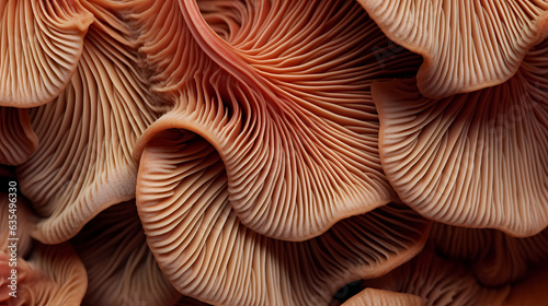 Macro Mushroom Gills
