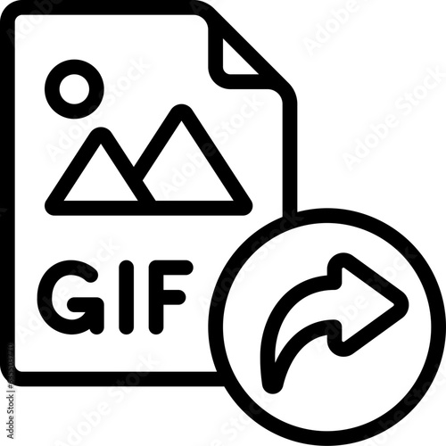 Share Gif Icon
