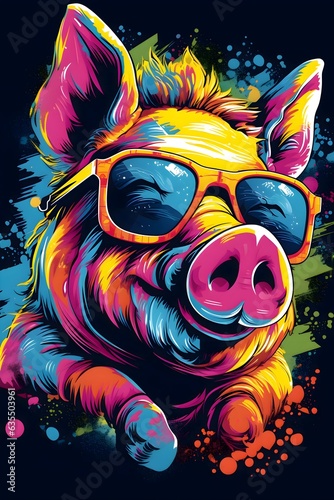 cool pig