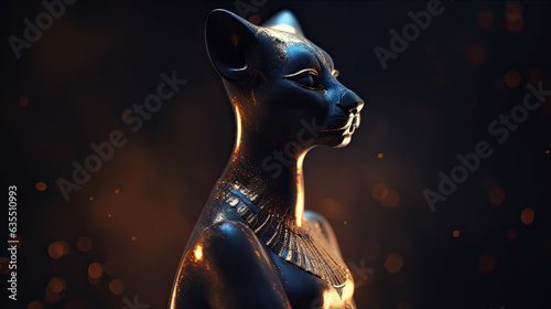 Bastet, egyptian goddes photo