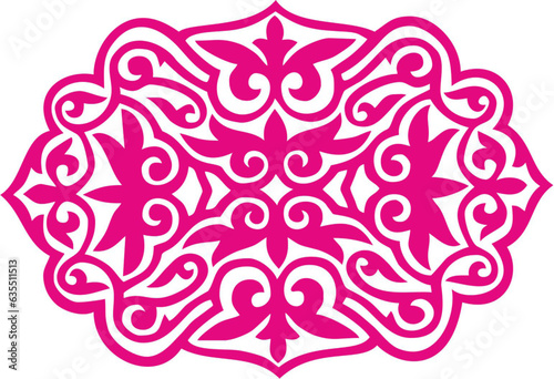 Ornament ALKA-2., Kasahkstan, Central Asia, Steppe, ethnodesign, element, dekor, dekol, design, dekoration, vektor