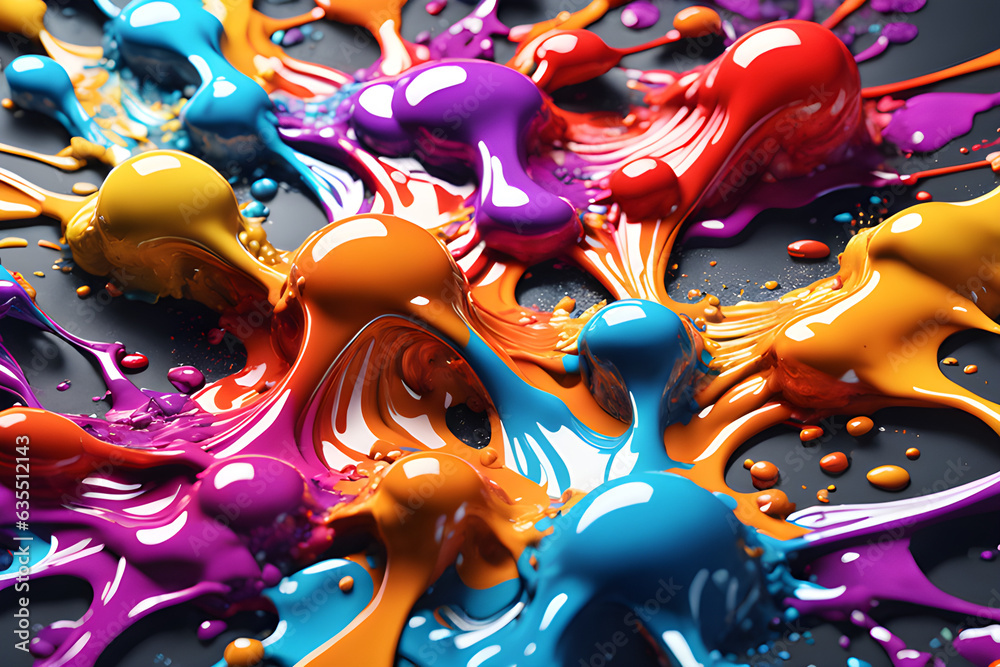 paint splash pattern background