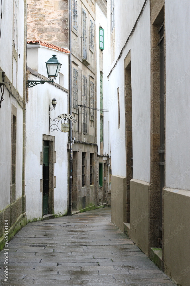 Fototapeta premium Calles de Santiago de Compostela