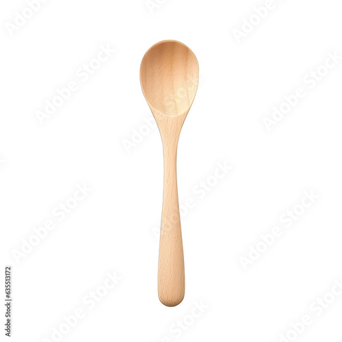 Wooden spoon on transparent background © AkuAku