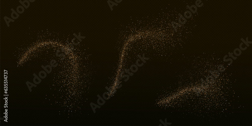 Spray chocolate powder png, powder. Explosion or splash.
Flying or falling coffee. cane sugar, gently falling dust particles. Top view 3d design element for kitchen, bakery, advertising, video.