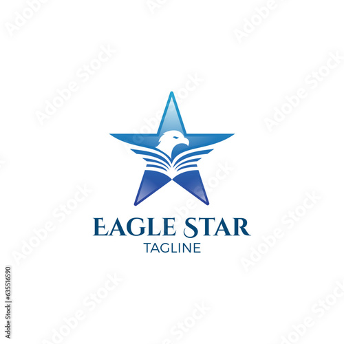 Creative Eagle Star logo template