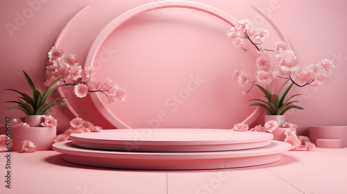 3d background products minimal podium scene podium products display background, wedding theme, bright colors