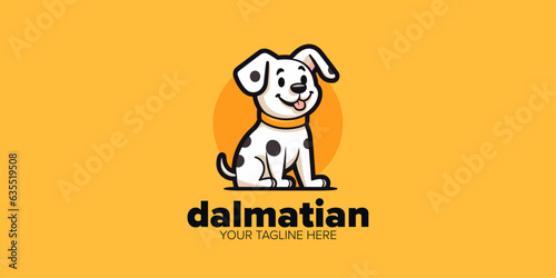 Tail-Wagging Creativity: Dalmatian Logo, Pet Products, Vector Art, and Dog Branding