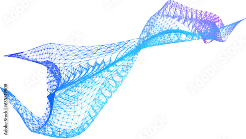 Network lines. Net wave information flow. Scientific paradigm solutions future. Forward vision progress. Big data cells deep development analysis. foresight conference background banner.