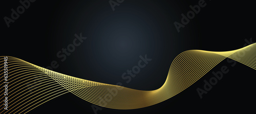 vector abstract black and gold luxury background with abstracts