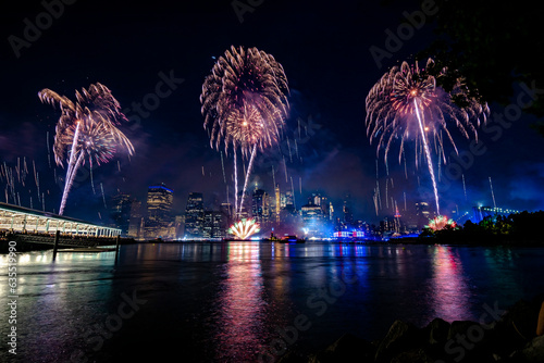July 4th Macy's Fireworks in New York