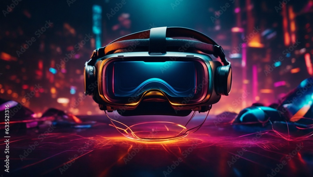 A pair of goggles on a table A pair of goggles on a table