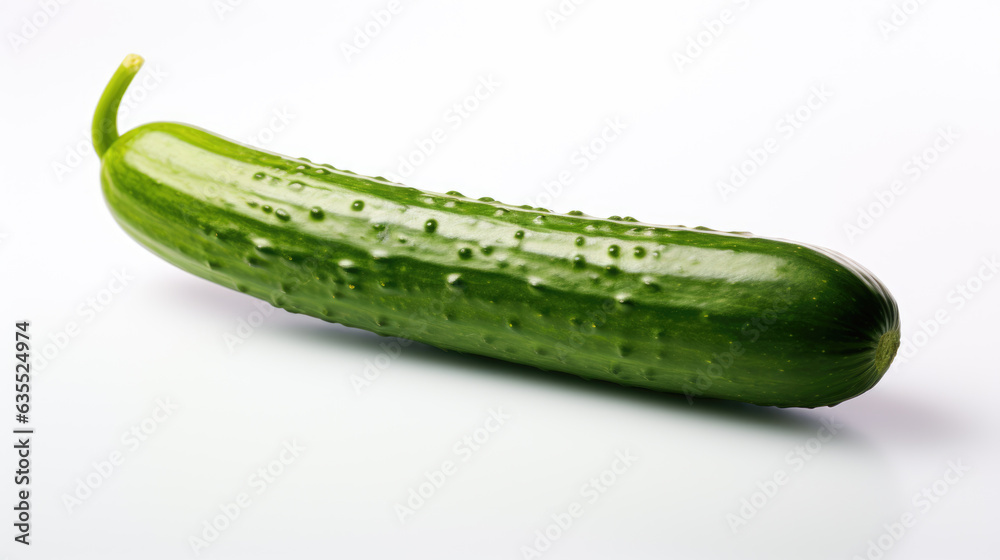 Cucumber isolated on a white background. Cucumber isolated on a white background.