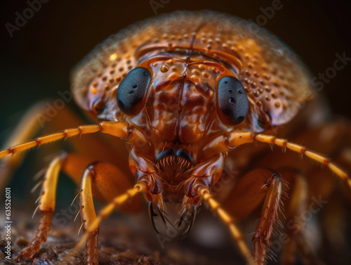 Louse portrait created with Generative AI technology