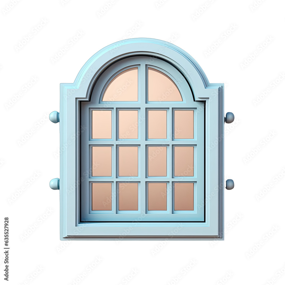 window frame that is blue window frame that is blue