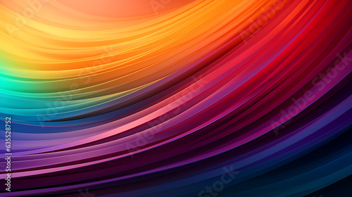 Vibrant Abstract Design with Pride Flag Colors in Mesmerizing Patterns, diversity, inclusivity, motion, dynamic, colorful, vibrant, Digital, Design, concept, rainbow, modern.