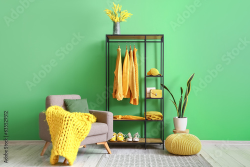 Interior of stylish room wi...