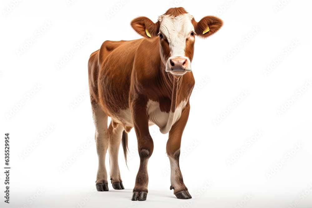 Cow Isolated On White