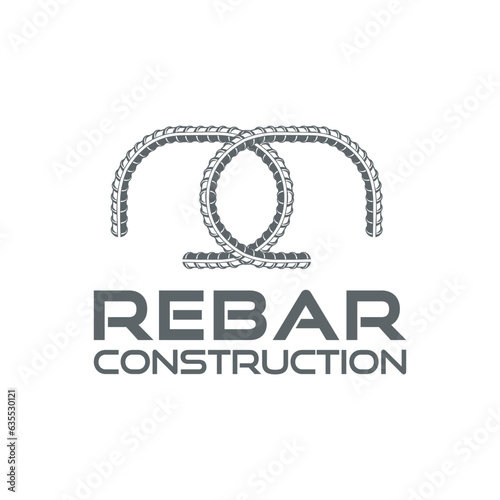 rebar reinforcement construction logo