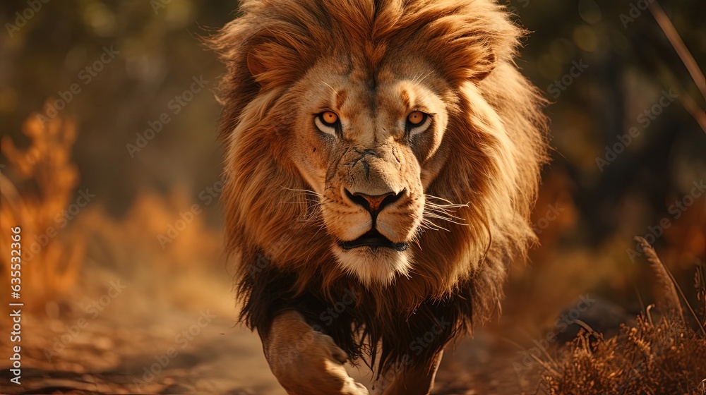 Potrait Close Up Lion