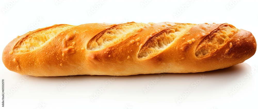 Long Bread Isolated On White Long Bread Isolated On White